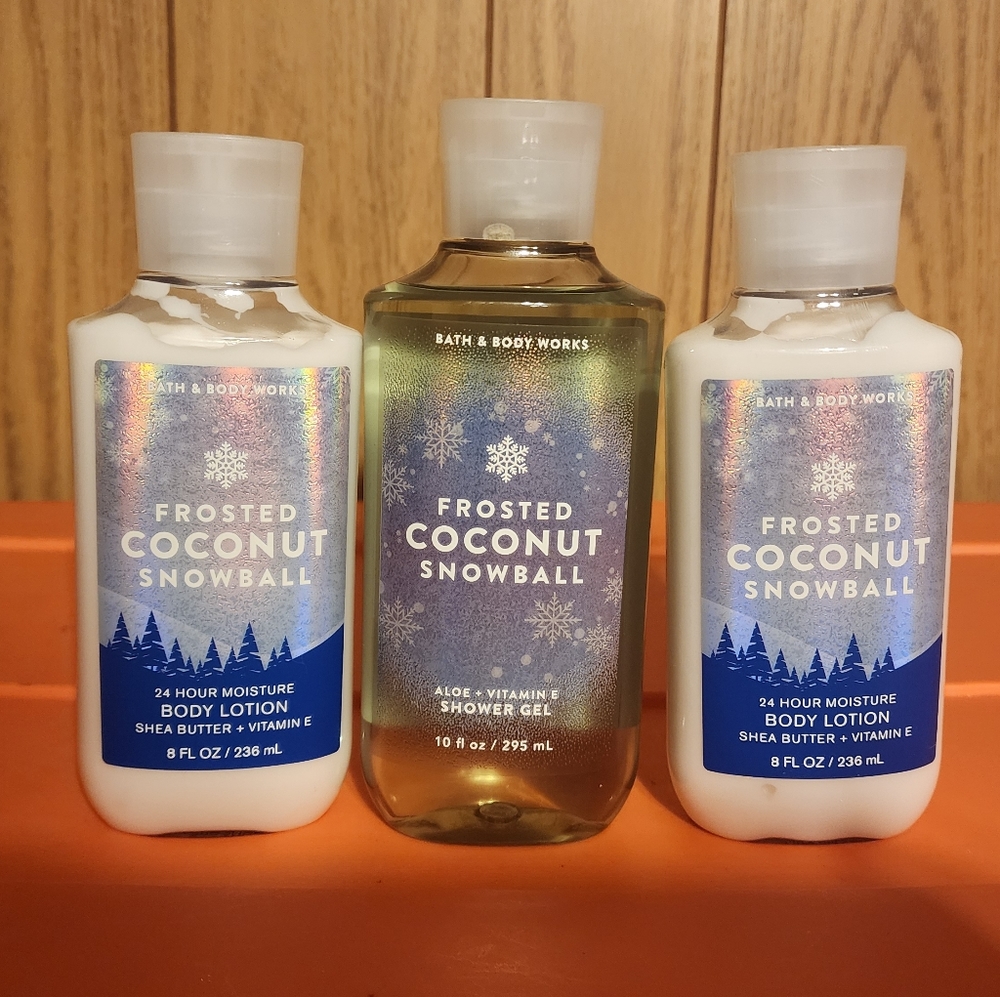 B&BW FROSTED COCONUT SNOWBALL BODY CARE